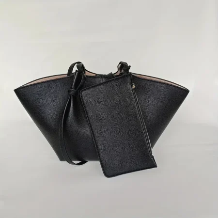 Leather Tote Bag for Women with secure strap-Smooth Finish & Elegant Design